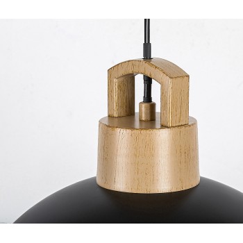 Pendul Filina negru Rabalux 72228, 1xE27