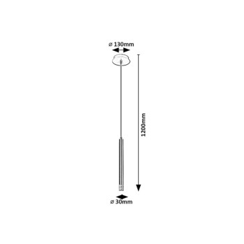 Pendul Ramira negru Rabalux 72356, 1xG9