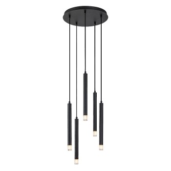 Pendul Ramira negru Rabalux 72360, 5xG9