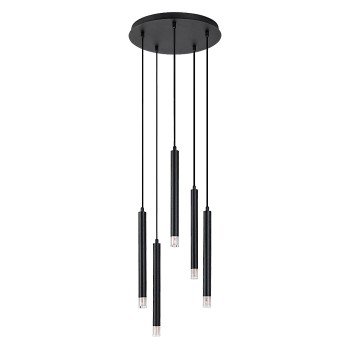Pendul Ramira negru Rabalux 72360, 5xG9
