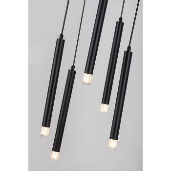 Pendul Ramira negru Rabalux 72360, 5xG9