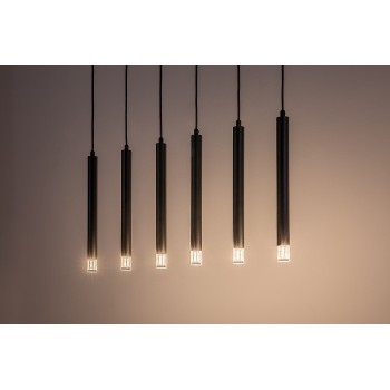 Pendul Ramira negru Rabalux 72362, 6xG9