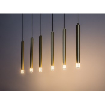 Pendul Ramira auriu Rabalux 72363, 6xG9