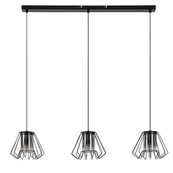 Pendul Emerencia negru Rabalux 72371, 3xE27