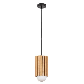 Pendul Noxelle negru mat/ stejar Rabalux 72420, 1xG9
