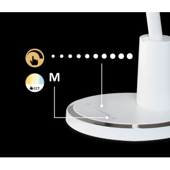 Lampa de birou LED Tekla alb Rabalux 2977, 10W