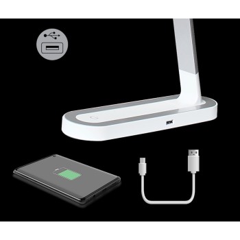 Lampa de birou LED Misha alb Rabalux 3349, 7W