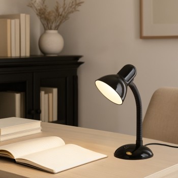 Lampa de birou Dylan negru Rabalux 4169, 1xE27