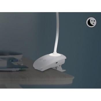 Lampa de birou LED Harris alb Rabalux 6448, 4W