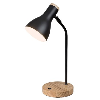 Lampa de birou Ferb negru mat Rabalux 74002, 1xE14