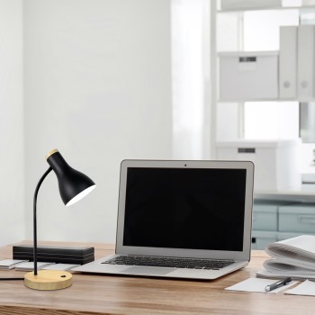 Lampa de birou Ferb negru mat Rabalux 74002, 1xE14