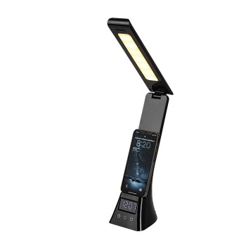 Lampa de birou LED Serilo negru Rabalux 74036, 6W