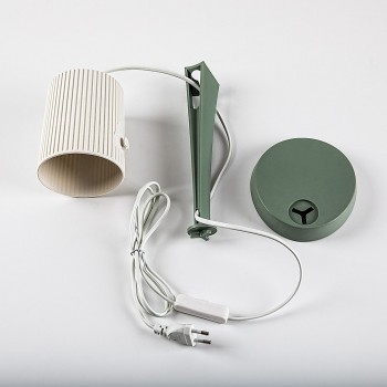 Lampa de birou Solvet verde Rabalux 74087, 1xE14