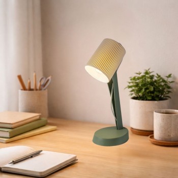 Lampa de birou Solvet verde Rabalux 74087, 1xE14