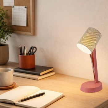 Lampa de birou Solvet roz Rabalux 74088, 1xE14