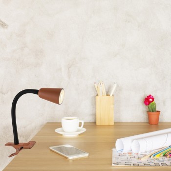 Lampa de birou Aldo negru Rabalux 74090, 1xGU10