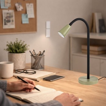 Lampa de birou Aldo negru Rabalux 74094, 1xGU10