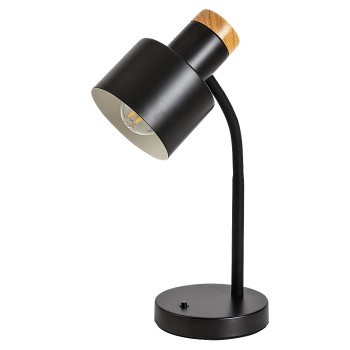 Lampa de birou Pastro negru Rabalux 74096, 1xE27