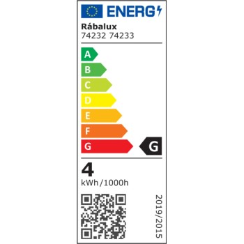 Lampa de birou LED Cerie negru Rabalux 74232, 4W