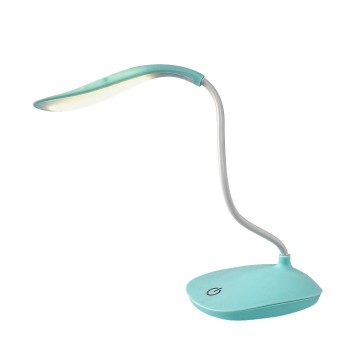 Lampa de birou LED Bedi albastru Rabalux 74235, 2W