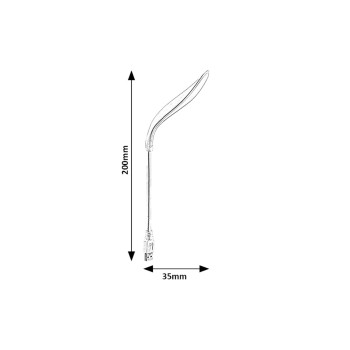 Lampa de birou LED Tafi alb Rabalux 74238, 2W