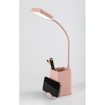Lampa de birou LED Arvid roz Rabalux 74245, 6W