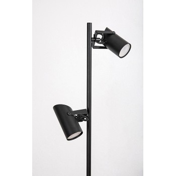 Lampadar Maximilian negru mat Rabalux 73046, 2xGU10