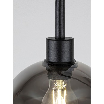 Lampadar Ricardo negru Rabalux 74025, 1xE27