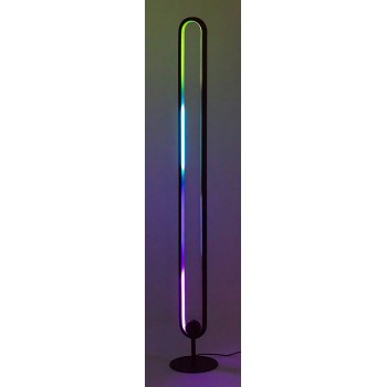Lampadar LED Barto negru mat Rabalux 74051, 19W