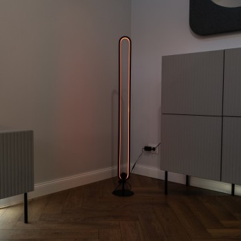 Lampadar LED Barto negru mat Rabalux 74051, 19W