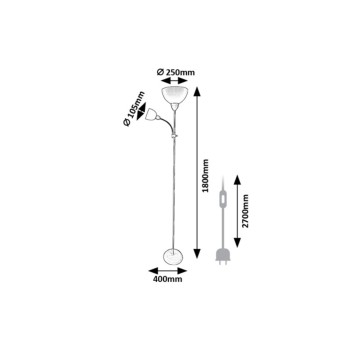 Lampadar Action Pro menta Rabalux 74102, 1xE27