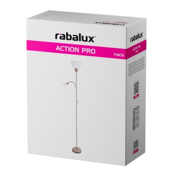 Lampadar Action Pro gri-bej Rabalux 74103, 1xE27