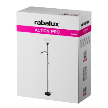 Lampadar Action Pro negru Rabalux 74109, 1xE27
