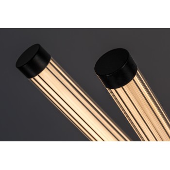 Lampadar LED Nivaro negru Rabalux 74166, 28W