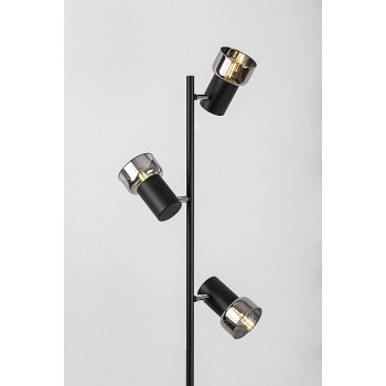 Lampadar Hatice negru Rabalux 74279, 3xE14
