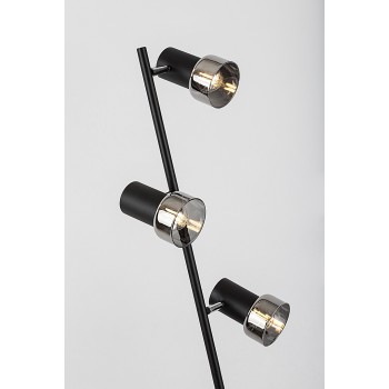 Lampadar Hatice negru Rabalux 74279, 3xE14