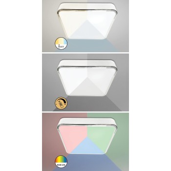Plafoniera baie LED Wolimir crom Rabalux 2982, 22W