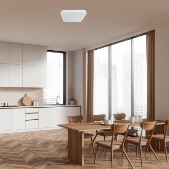 Plafoniera baie LED Alenzo alb Rabalux 71422, 24W
