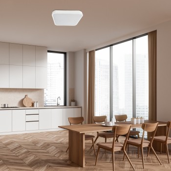 Plafoniera baie LED Alenzo alb Rabalux 71423, 36W, 3000-4000K
