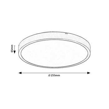 Plafoniera baie LED Alenzo alb Rabalux 71425, 12W
