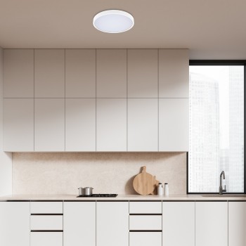 Plafoniera baie LED Alenzo alb Rabalux 71427, 24W, 3000-4000K