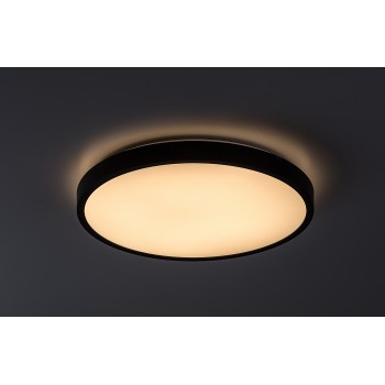 Plafoniera baie LED Alenzo negru Rabalux 71437, 24W, 3000-4000K