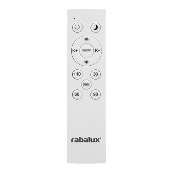 Plafoniera baie LED Alenzo negru Rabalux 71440, 36W, 3000K