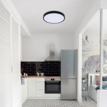 Plafoniera baie LED Alenzo negru Rabalux 71440, 36W, 3000K