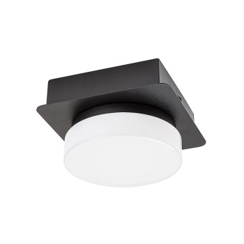 Plafoniera baie LED Attichus negru mat Rabalux 75001, 5W