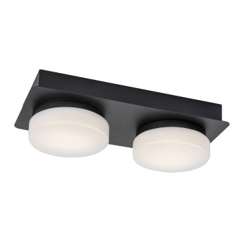 Plafoniera baie LED Attichus negru mat Rabalux 75002, 11W