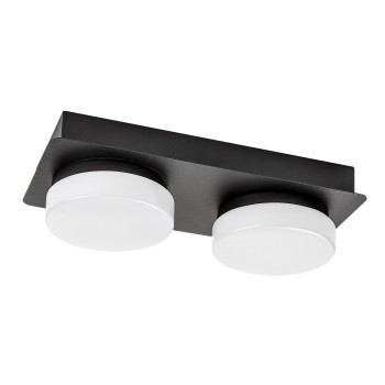 Plafoniera baie LED Attichus negru mat Rabalux 75002, 11W