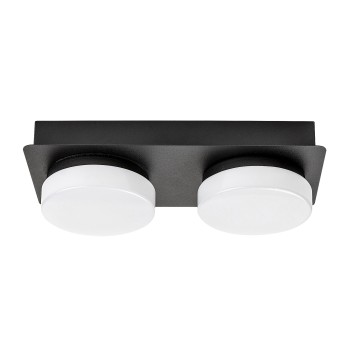 Plafoniera baie LED Attichus negru mat Rabalux 75002, 11W