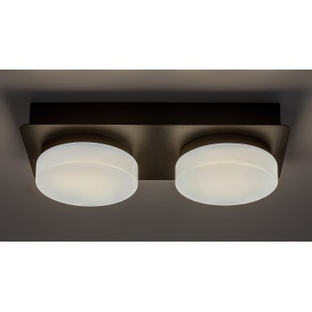 Plafoniera baie LED Attichus negru mat Rabalux 75002, 11W