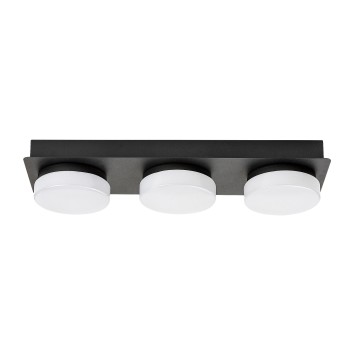 Plafoniera baie LED Attichus negru mat Rabalux 75003, 18W